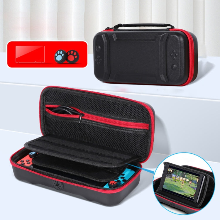 Portable EVA Storage Bag Protective Case Handbag with Holder Function for Nintendo Switch Console, Size: 26x12.5x7cm, EVA Storage Bag