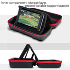 Portable EVA Storage Bag Protective Case Handbag with Holder Function for Nintendo Switch Console, Size: 26x12.5x7cm, EVA Storage Bag