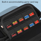 Portable EVA Storage Bag Protective Case Handbag with Holder Function for Nintendo Switch Console, Size: 26x12.5x7cm, EVA Storage Bag