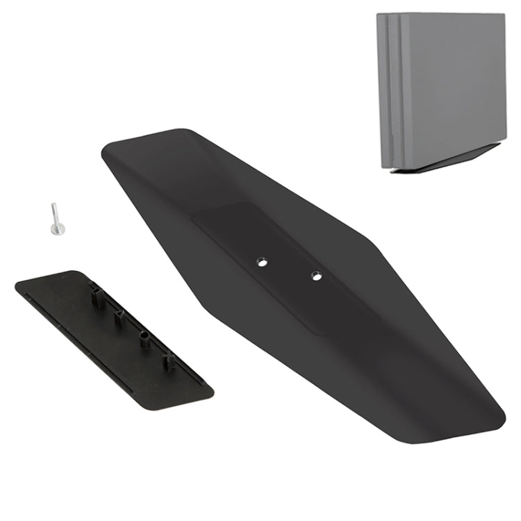 2 In 1 Game Machine Host Upright Bracket with Screw Clamp for PS4 SLIM / PRO, For PS4 SLIM / PRO