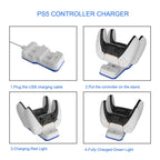 JYS P5116 Wireless Handle Dual Charging Station with Indicator Light For PS5, JYS P5116