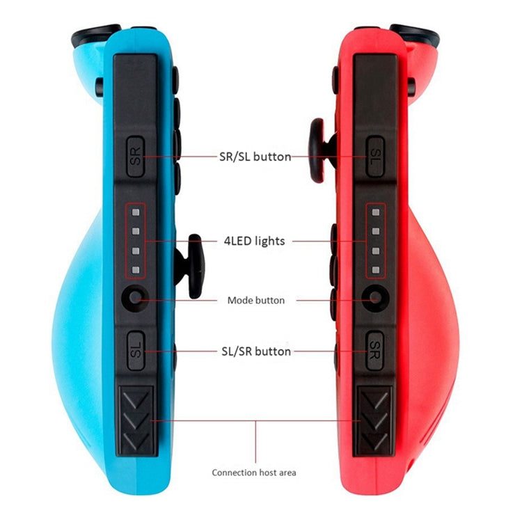 Left and Right Bluetooth Wireless Joypad Gamepad Game Controller for Switch, For Nintendo Switch