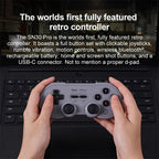八位堂 SN30 Pro 蓝牙游戏手柄霍尔版 适用于Switch / Steam / PC / 安卓（灰色）, SN30 Pro(Grey)