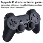 PS3000 64GB 4K Retro Game Stick with 2 Wireless Gamepads 10000+ Games Pre-installed, 64GB