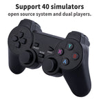 PS3000 32GB 4K Retro Game Stick with 2 Wireless Gamepads 3000+ Games Pre-installed, 32GB