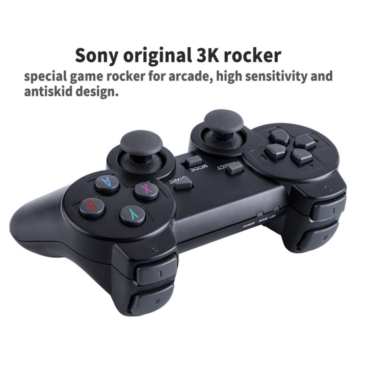 PS3000 32GB 4K Retro Game Stick with 2 Wireless Gamepads 3000+ Games Pre-installed, 32GB