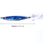 HENGJIA 7 PCS Metal Lures Iron Fishing Lures Bait, 6cm/14g, 7cm/21g, 6.8cm/30g, 8cm/40g
