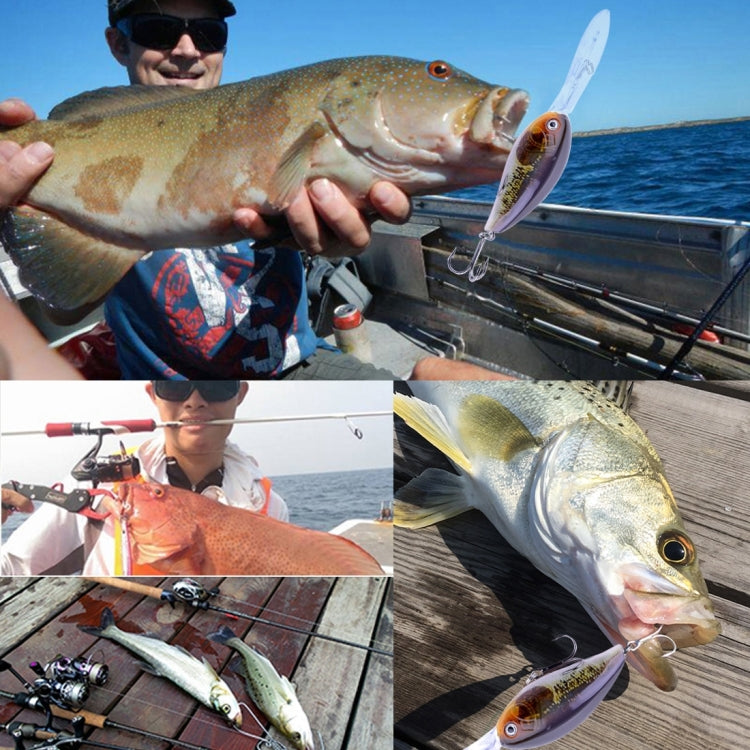 HENGJIA 6# 12cm Realistic Color Rock Plastic Hard Baits Fishing Lures Fishing Tackle Baits, Random Color Delivery, 1#, 2#, 3#, 4#, 5#, 6#