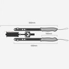 Adjustable Multifunctional Arm Force Device Anti-skid and Anti-off Chest Expander, Power Adjustment Range: 0-60kg, Power Adjustment Range: 0-60kg