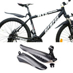 Mountain Road Fits Cycling Creative Mud Guard Dovetail Style Fenders Set for Bike Front And Rear(Black), Dovetail Style Fenders