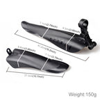 Mountain Road Fits Cycling Creative Mud Guard Dovetail Style Fenders Set for Bike Front And Rear(Black), Dovetail Style Fenders