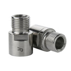 QL1 One Pair Steel Bike Pedal Spacer Extenders Bicycle Pedal Spacers for 9/16 inch Threaded Pedals