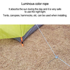 20m 9-Core Nylon+Polyester Full-light Outdoor Camping Tent Rescue Bundled Fluorescent Climbing Rope, 20m Orange, 20m Pink, 20m Green, 20m Blue, 20m White, 20m Yellow
