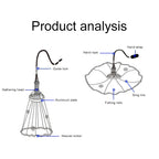 American Easy Throw Cast Net Fishing Mesh Fishing Tackle, 1.2m Tire Cords, 1.2m Monofilament, 1.5m Tire Cords, 1.5m Monofilament