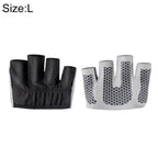 Half Finger Yoga Gloves Anti-skid Sports Gym Palm Protector, Size: L, Palm Circumference: 19cm, Size: L