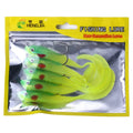 HENGJIA SO050-1 5 PCS 11cm/16g Luya Fishing Lure Fishing Gear Sea Bass Soft Fish with Hook, SO050-1, SO050-5, SO050-4, SO050-2, SO050-3