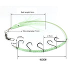 HENGJIA 32cm/7g Fishing Knife Fish Wire Luminous Night Light Octopus Squid Hook 5 Hooks