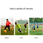 Multi-function Training Perforated Roadblock Round Bottom Sign Barrel, 50 x 30cm Orange, 50 x 30cm Green, 50 x 30cm Blue, 50 x 30cm Red, 50 x 30cm Yellow