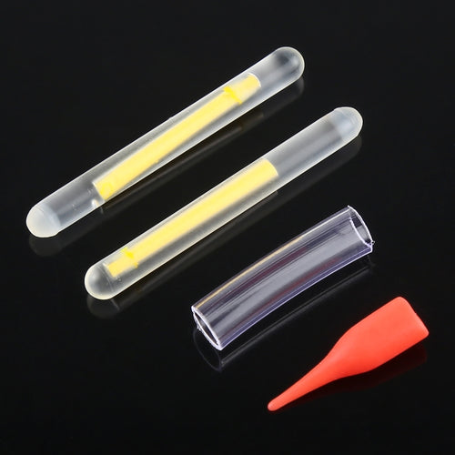 10 Packs OCEAN SUN Luminous Float Night Fishing Light Stick, Visibility: 15m, Size: 2.9 x 25mm, Visibility: 15m