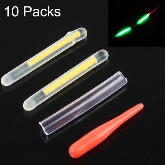 10 Packs OCEAN SUN Ultrafine Luminous Float Night Fishing Light Stick, Visibility: 15m, Size: 2.2 x 20mm, Ultrafine, Visibility: 15m