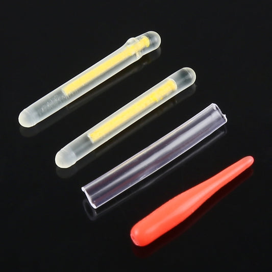 10 Packs OCEAN SUN Ultrafine Luminous Float Night Fishing Light Stick, Visibility: 15m, Size: 2.2 x 20mm, Ultrafine, Visibility: 15m