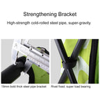 Outdoor Portable Folding Camping Chair Light Fishing Beach Chair Stainless Steel Pipe Folding Chair with Ice Bag, Stainless Steel Folding Chair(Black), Stainless Steel Folding Chair(Green), Stainless Steel Folding Chair(Blue)                           ...
