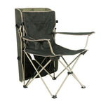 Outdoor Sun Protection Folding Chair Multifunctional Portable Fishing Beach Lounge Chair  With Sunshade Aluminum Folding Chair, Folding Chair(Dark Green)
