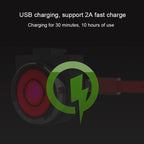 A0 IPX5 Waterproof Seven-color Bicycle USB Charging High Brightness Taillight, Charging High Brightness Taillight