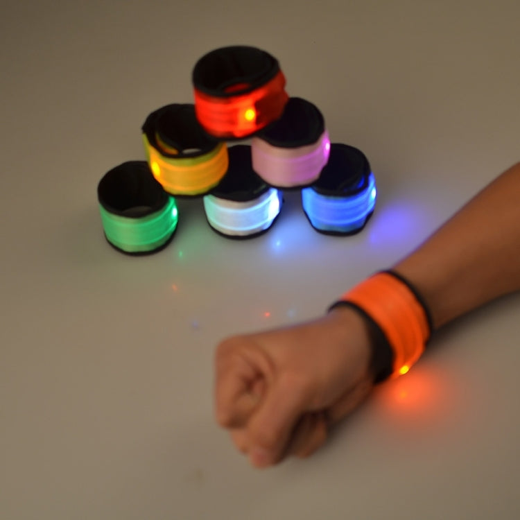 LED Luminous Slap Pat Circle Outdoors sports Wristband, Small, Size:26*4cm, 26x4cm Orange, 26x4cm Pink, 26x4cm Green, 26x4cm Blue, 26x4cm Light Green, 26x4cm Red, 26x4cm White