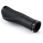 1 Pair AG21 Rubber +  Alloy Lock-Rings Bicycle Flat Handlebar Grip, AG21