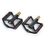1 Pair B251C Road Bike Carbon Fiber + Titanium Axle Pedals, B251C