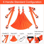 6 Handles Bodybuilding Handstand Inelasticity Aerial Yoga Hammock