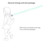 Happywalk Kids Safety Anti Lost Wrist Link Traction Rope with Induction Lock, Length: 2m, 2m Pink, 2m Green, 2m Red, 2m Blue