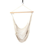 Aotu AT6732 Outdoor Cotton Rope Net Swing Frame Hanging Chair Hammock, Size: 130x90cm, Size: 130x90cm