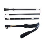 Aotu AT7558 125cm Aluminum Alloy Outdoor Camping Folding Corky Trekking Poles EVA Handle Alpenstock, AT7558
