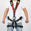 XINDA XDA9516 Outdoor Rock Climbing Polyester High-strength Wire Adjustable Downhill Whole Body Safety Belt, Whole Body Safety Belt