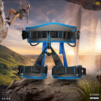 XINDA XDA9516 Outdoor Rock Climbing Polyester High-strength Wire Adjustable Downhill Whole Body Safety Belt