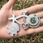 Bicycle Shape Portable Outdoor Survival Multi-function Tool Stainless Steel Card Knife, Card Knife