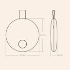 Original Xiaomi Youpin Ranres Intelligent Anti-lost Device Two-way Search Bluetooth Alarm Smart Positioning Finder, Distance: 15m, RW01MN Pink, RW01MN Green, RW01MN White