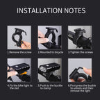 BX2 USB Charging Bicycle Light Front Handlebar Led Light (3 Hours, L2 Lamp Beads), 3 Hours, L2 Lamp Beads