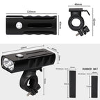 BX2 USB Charging Bicycle Light Front Handlebar Led Light (3 Hours, L2 Lamp Beads), 3 Hours, L2 Lamp Beads