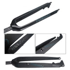 TOSEEK Ultra Light 29 Inch 435mm Mountain Bike Full Carbon Front Fork Straight Head Tube Disc Brake, 29 Inch 435mm
