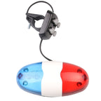 Bicycle 4 Tone Electronic Horn Mountain Bike LED Tail Light Bicycle Multifunction Horn, 4 Tone Horn LED Tail Light