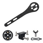 TOSEEK Full Carbon Fiber Road Bicycle Code Table Holder For Garmin Series(Gloss), For Bryton Series(Gloss), For CATEYE Series(Gloss), For Garmin Series(Gloss)