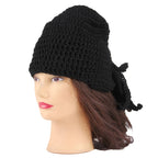 Amurleopard Unisex Barbarian Knit Beanie Octopus Tentacle Cap Winter Warm Face Mask Crochet Hat