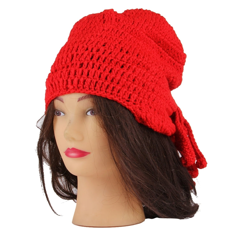 Amurleopard Unisex Barbarian Knit Beanie Octopus Tentacle Cap Winter Warm Face Mask Crochet Hat