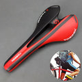 TOSEEK Road Bike Carbon Fiber Seat Bicycle Hollow Seat Saddle, 3K Texture + Extinction, Extinction(Grey), Extinction(Blue), Extinction(Red), Extinction(White), Extinction(Yellow), Extinction(Black), Extinction(Orange), Extinction(Green)