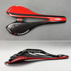 TOSEEK Road Bike Carbon Fiber Seat Bicycle Hollow Seat Saddle, 3K Texture + Extinction, Extinction(Grey), Extinction(Blue), Extinction(Red), Extinction(White), Extinction(Yellow), Extinction(Black), Extinction(Orange), Extinction(Green)