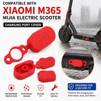 4 PCS Silicone Charging Port Waterproof Cover Dust-proof Plug Electric Scooter Accessories for Xiaomi Mijia M365