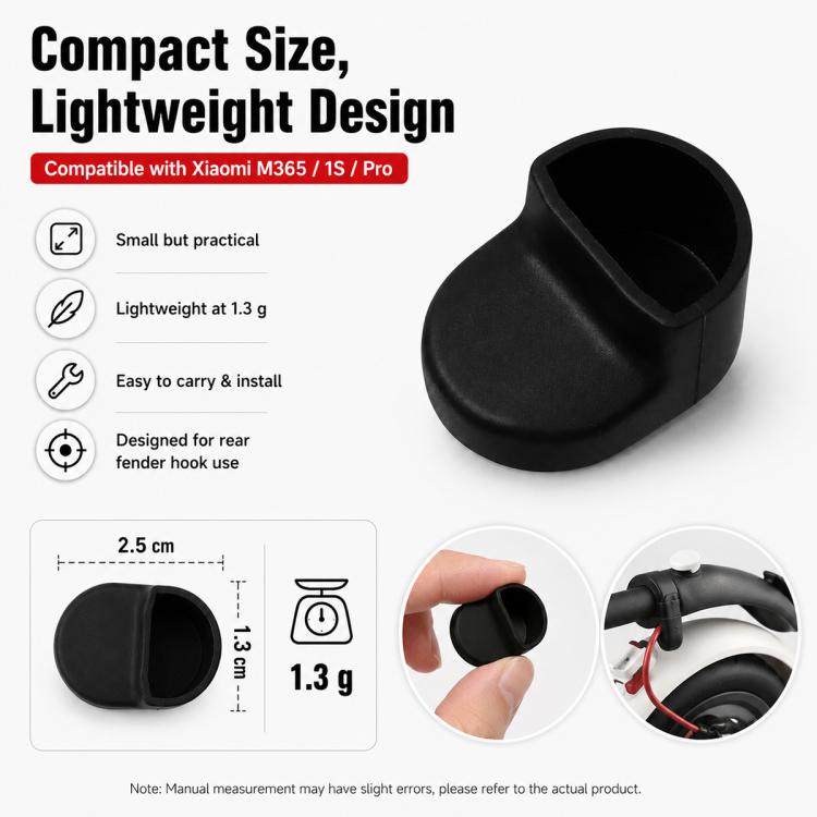 Electric Scooter Accessories Rear Fender Hook Silicone Cover for Xiaomi Mijia M365